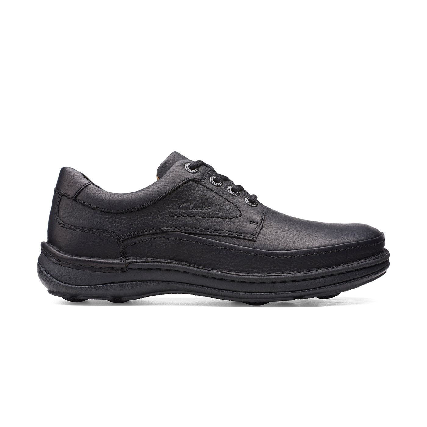 Mens - Nature Three Black Leather