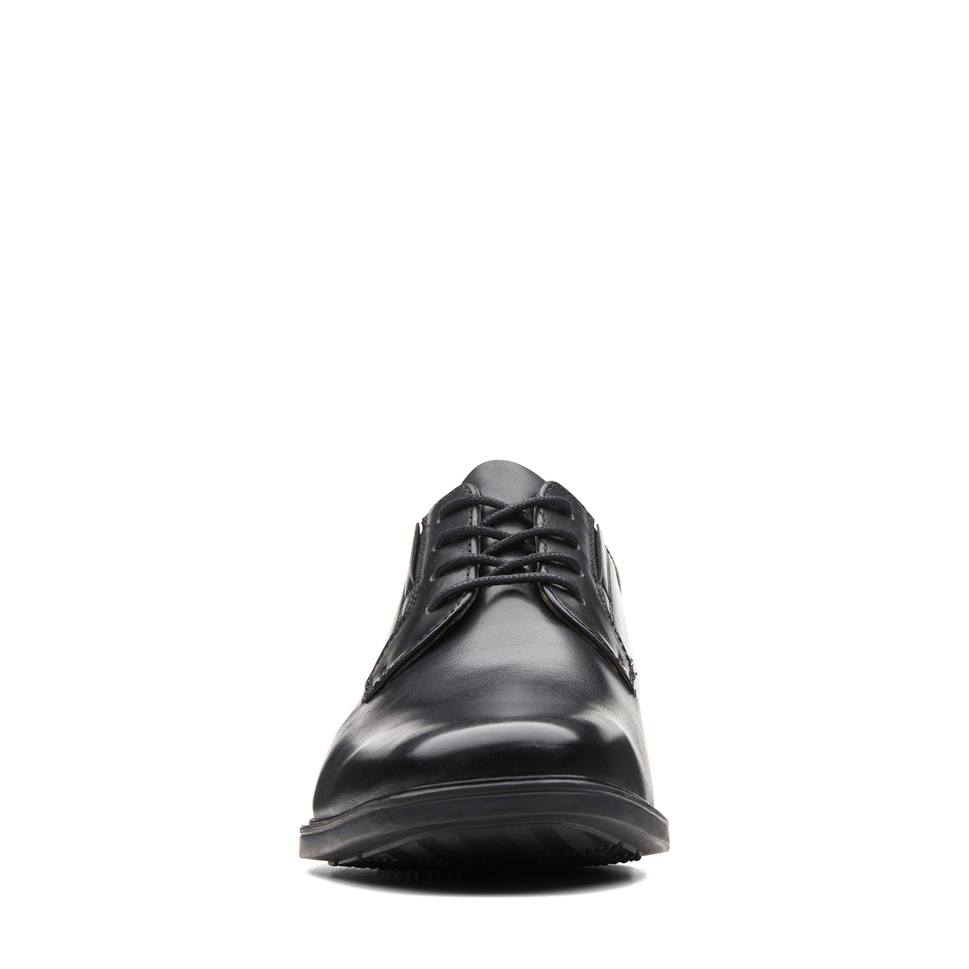 Mens - Tilden Plain Black Leather