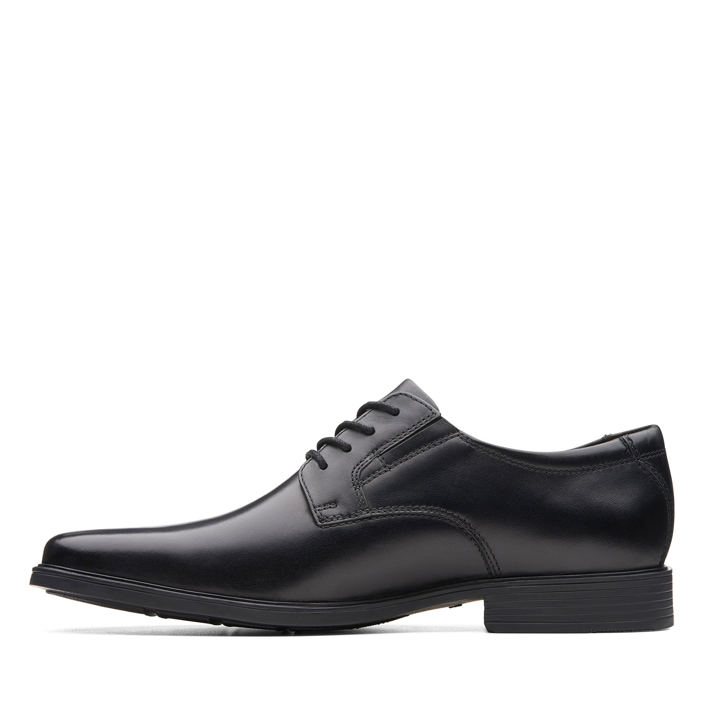 Mens - Tilden Plain Black Leather