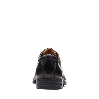Mens - Tilden Plain Black Leather