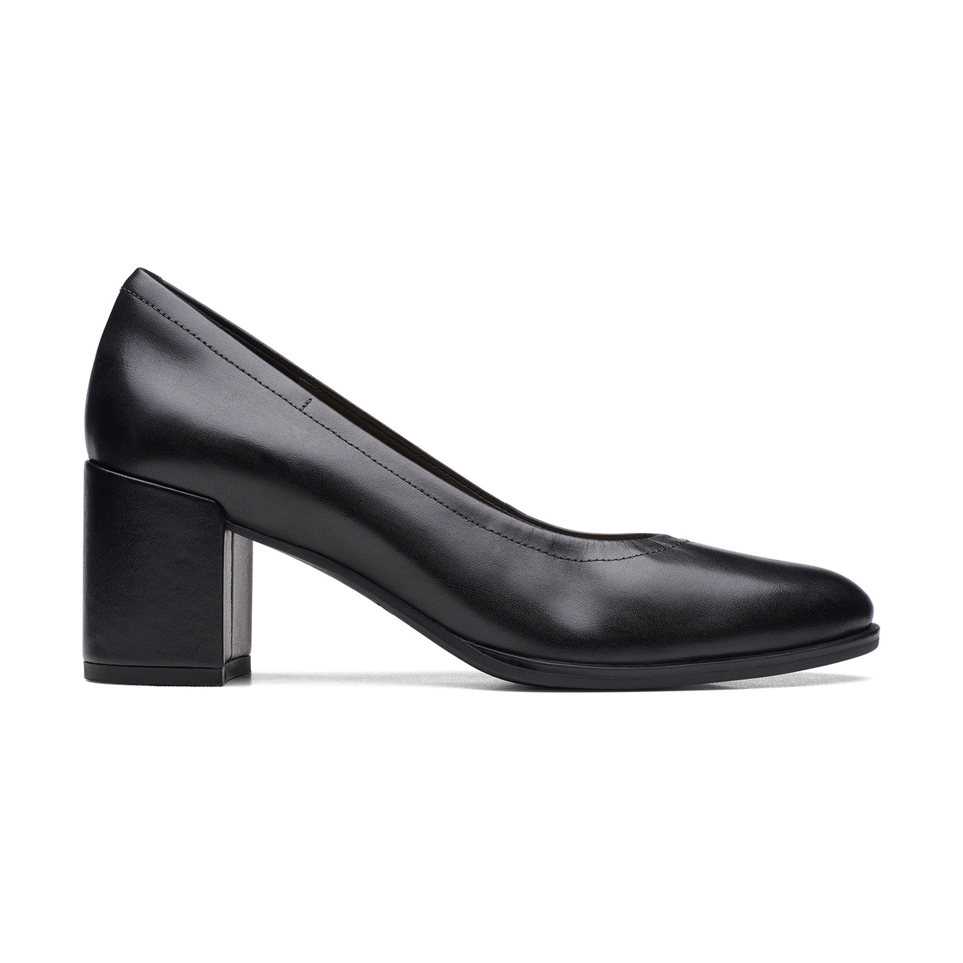 Womens Freva 55 Court Black Leather