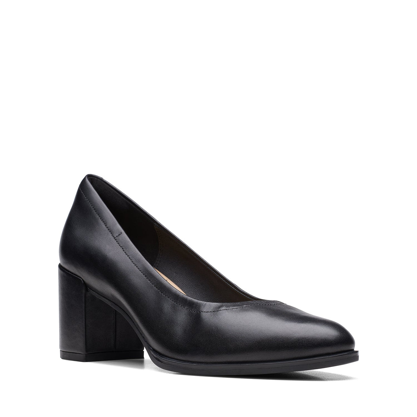Womens Freva 55 Court Black Leather