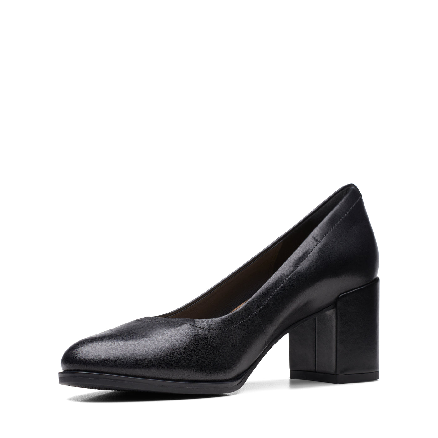 Womens Freva 55 Court Black Leather