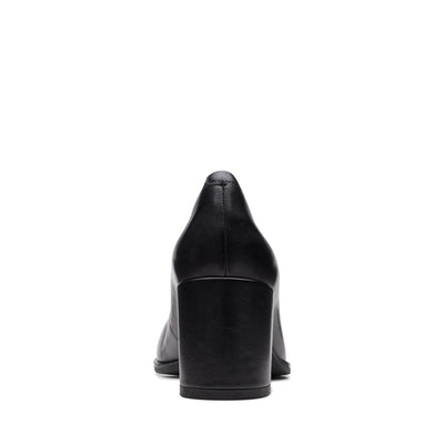 Womens Freva 55 Court Black Leather