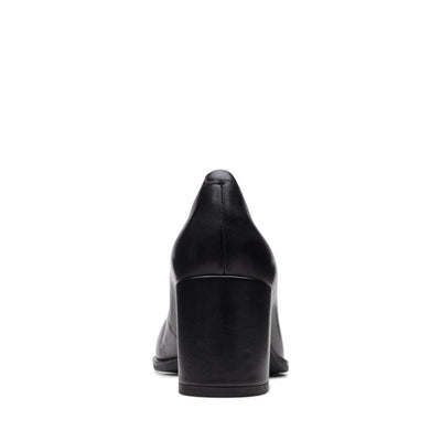 Womens Freva 55 Court Black Leather