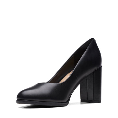 Womens - Freva85 Court Black Leather