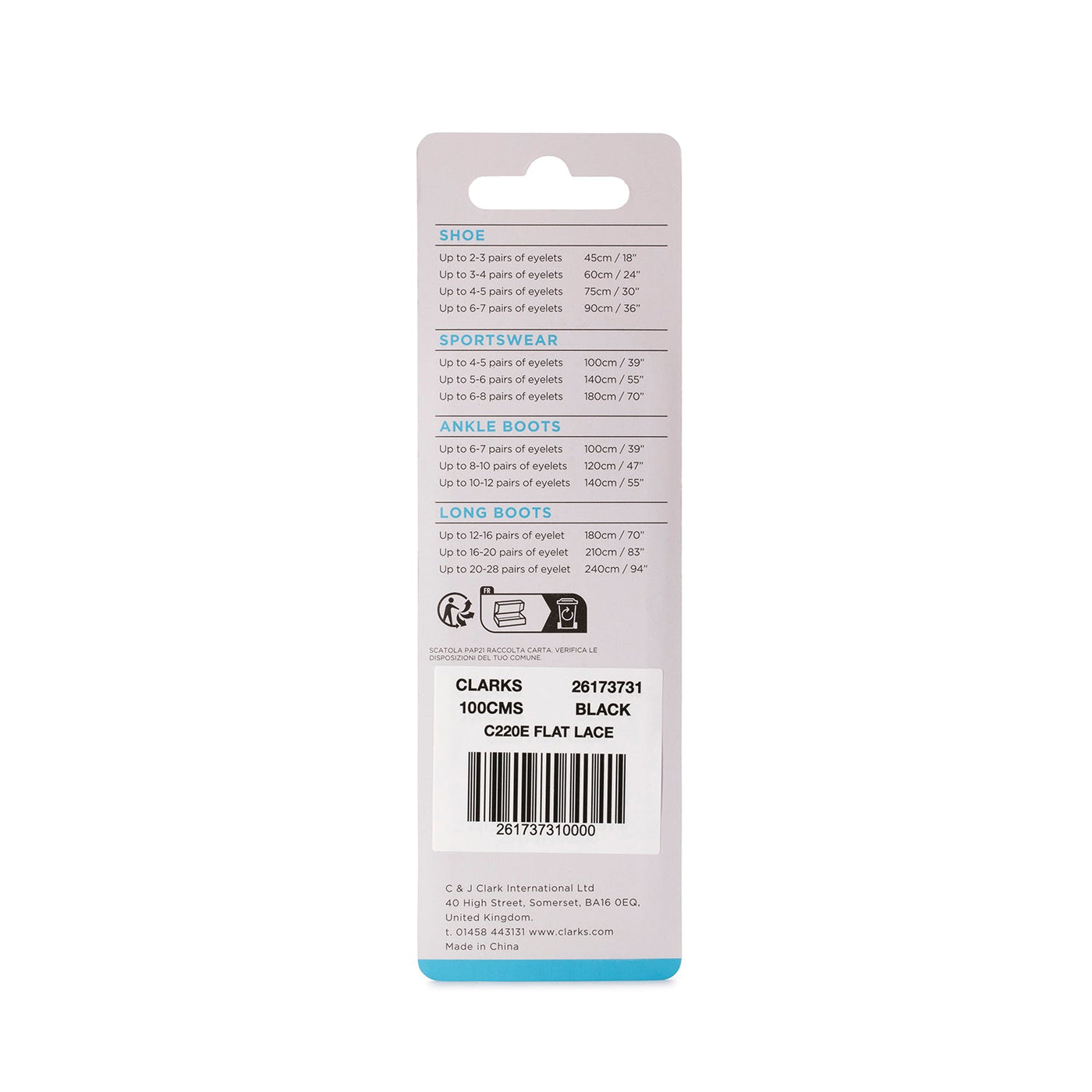 100 سم مسطح أسود 