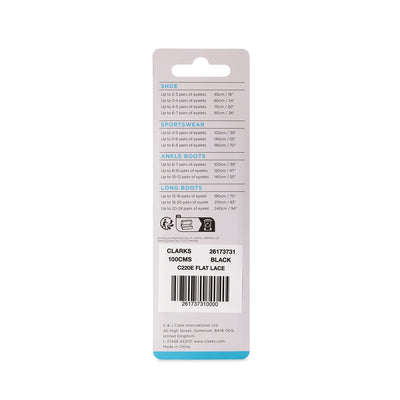 100 سم مسطح أسود 