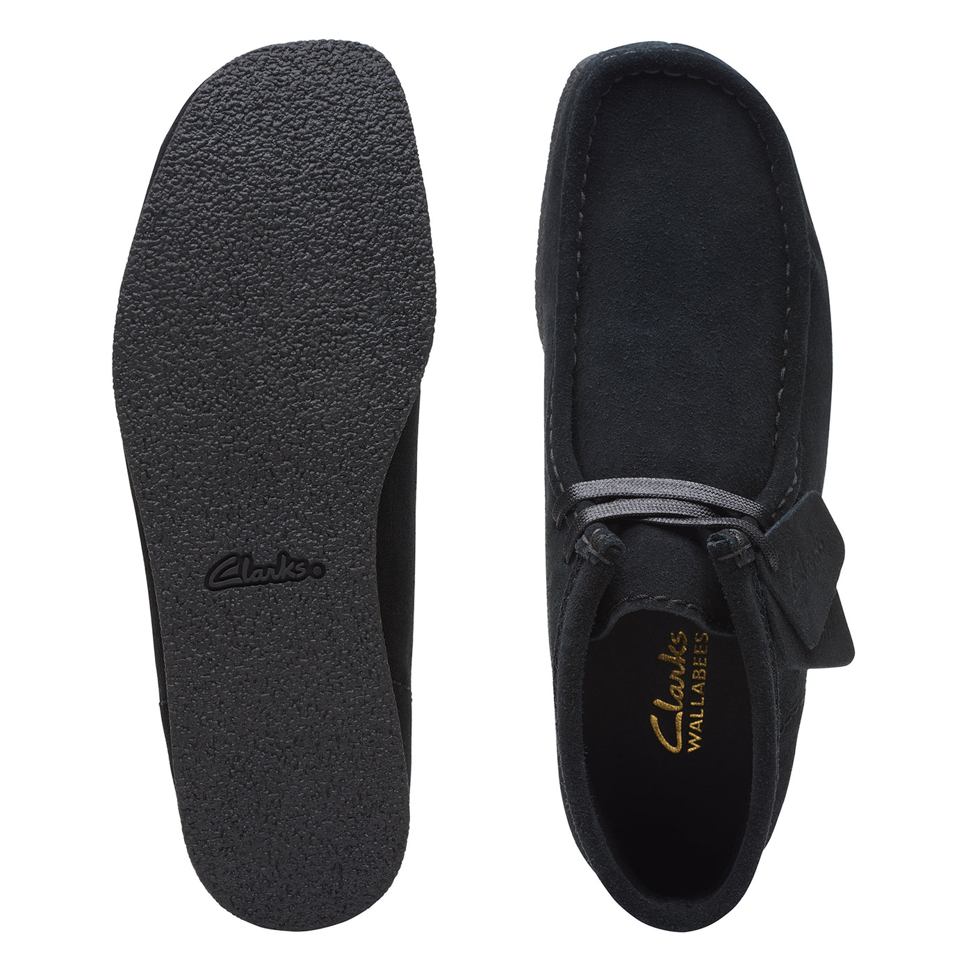 Womens - Wallabee Evo Boot Black Suede