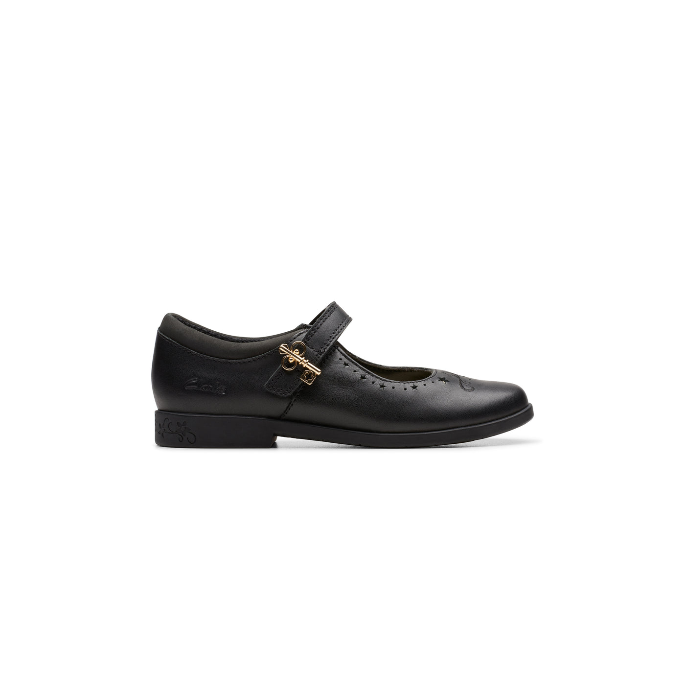Girls - Lock Magic Kid. Black Leather