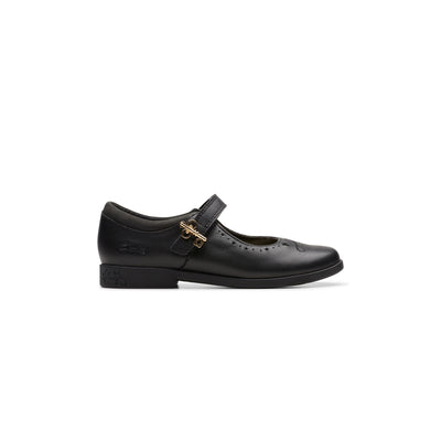 Girls - Lock Magic Kid. Black Leather