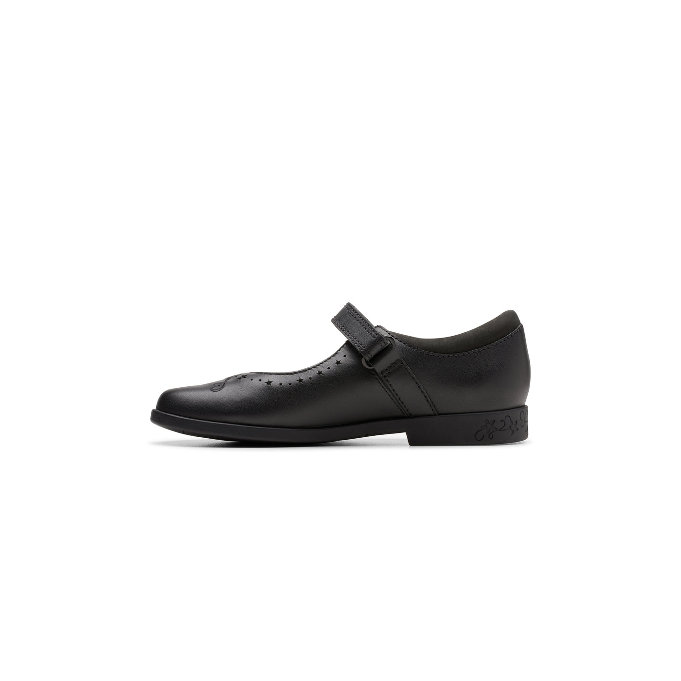 Girls - Lock Magic Kid. Black Leather