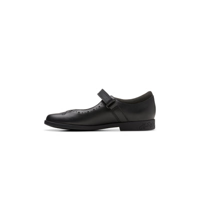 Girls - Lock Magic Kid. Black Leather