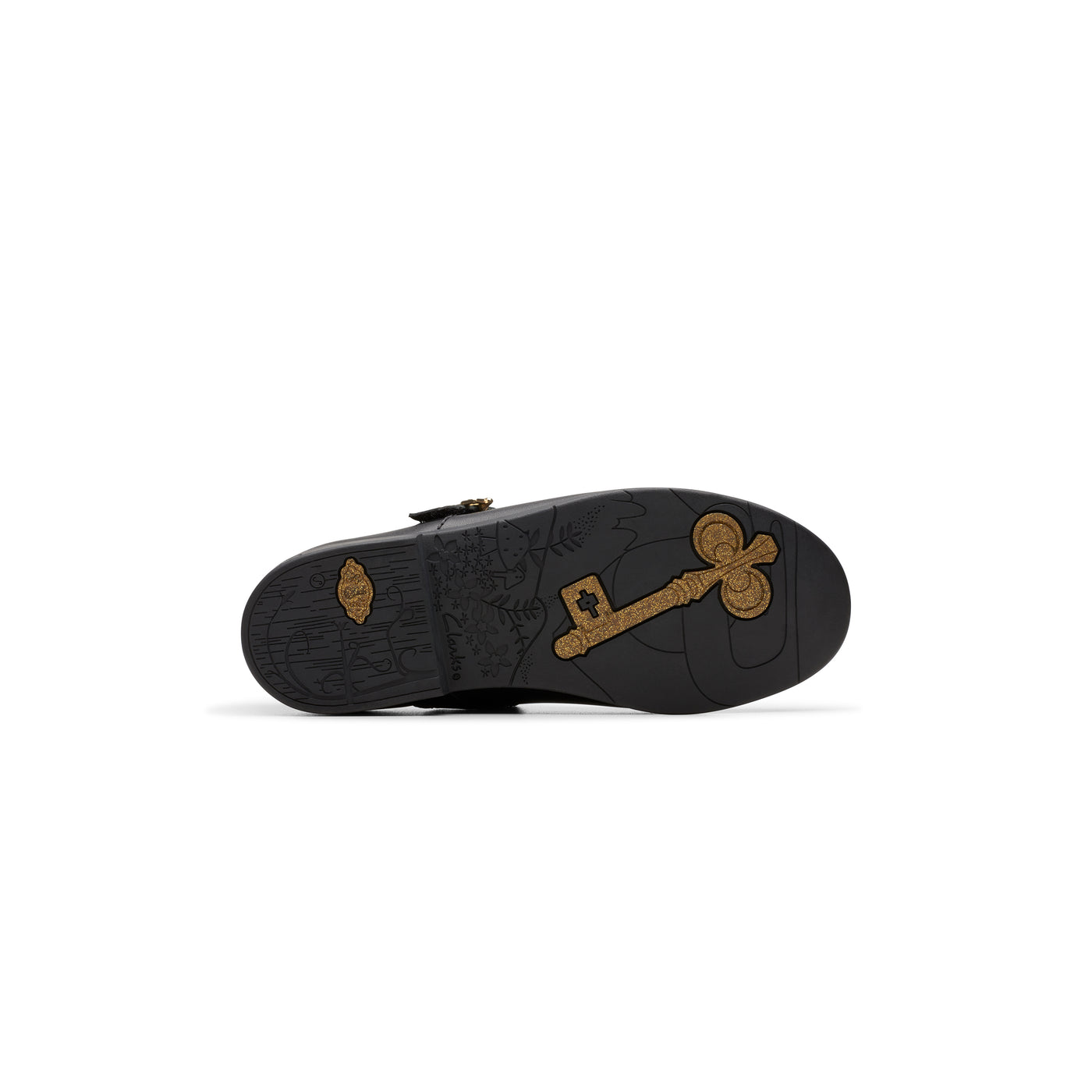Girls - Lock Magic Kid. Black Leather