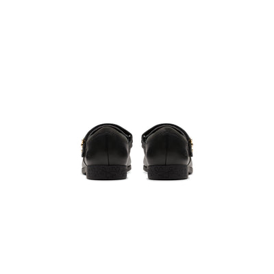 Girls - Lock Magic Kid. Black Leather