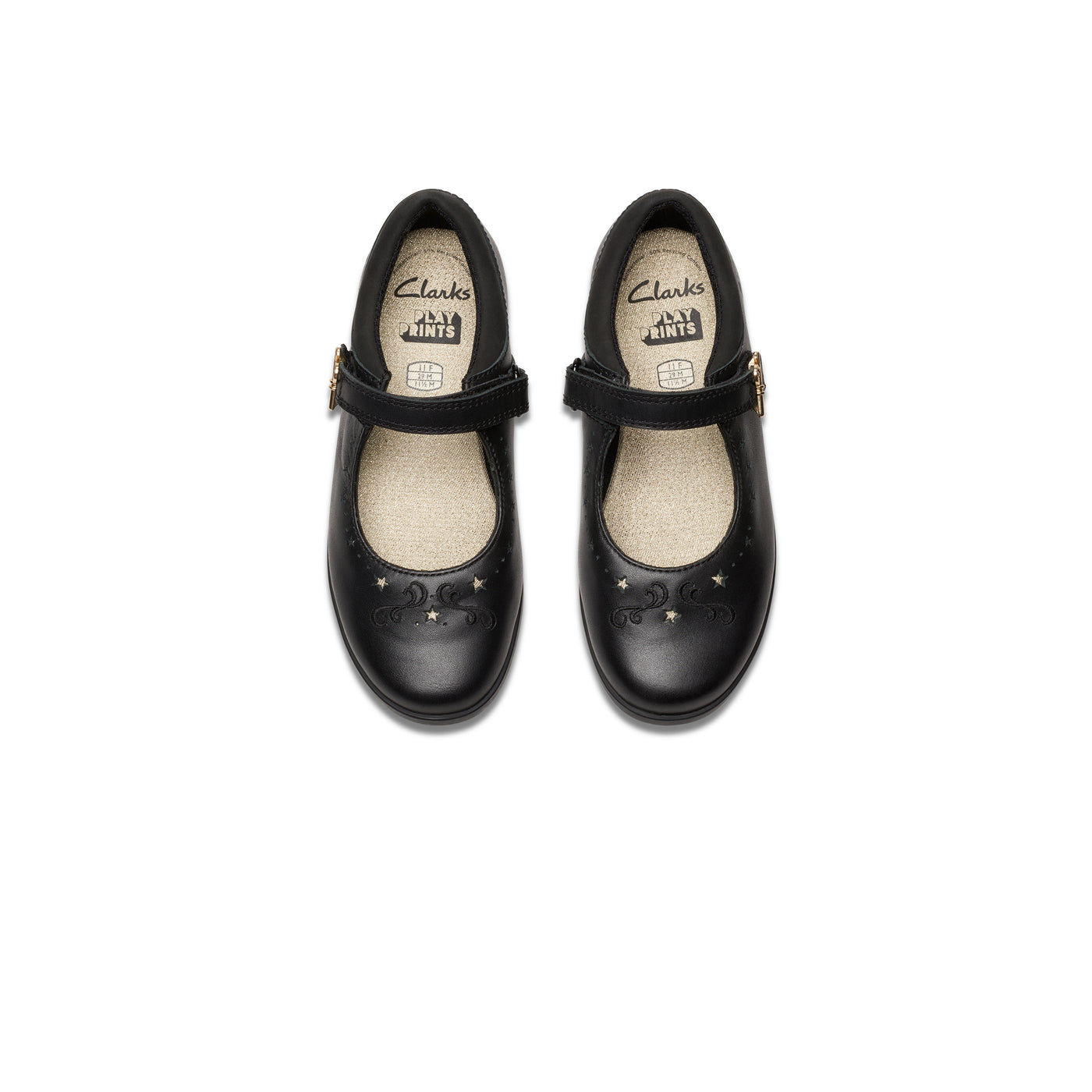 Girls - Lock Magic Kid. Black Leather
