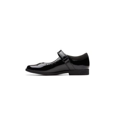 Girls- Lock Magic Kid. Black Patent
