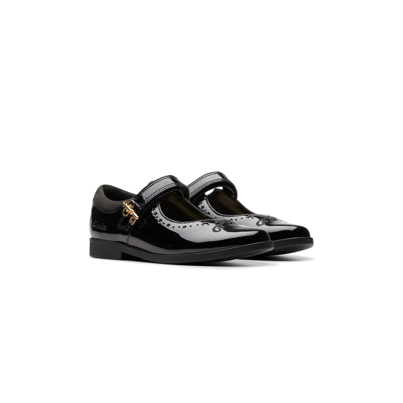 Girls - Lock Magic Kid. Black Patent