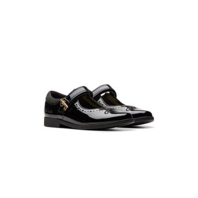 Girls - Lock Magic Kid. Black Patent