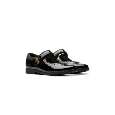Girls- Lock Magic Kid. Black Patent