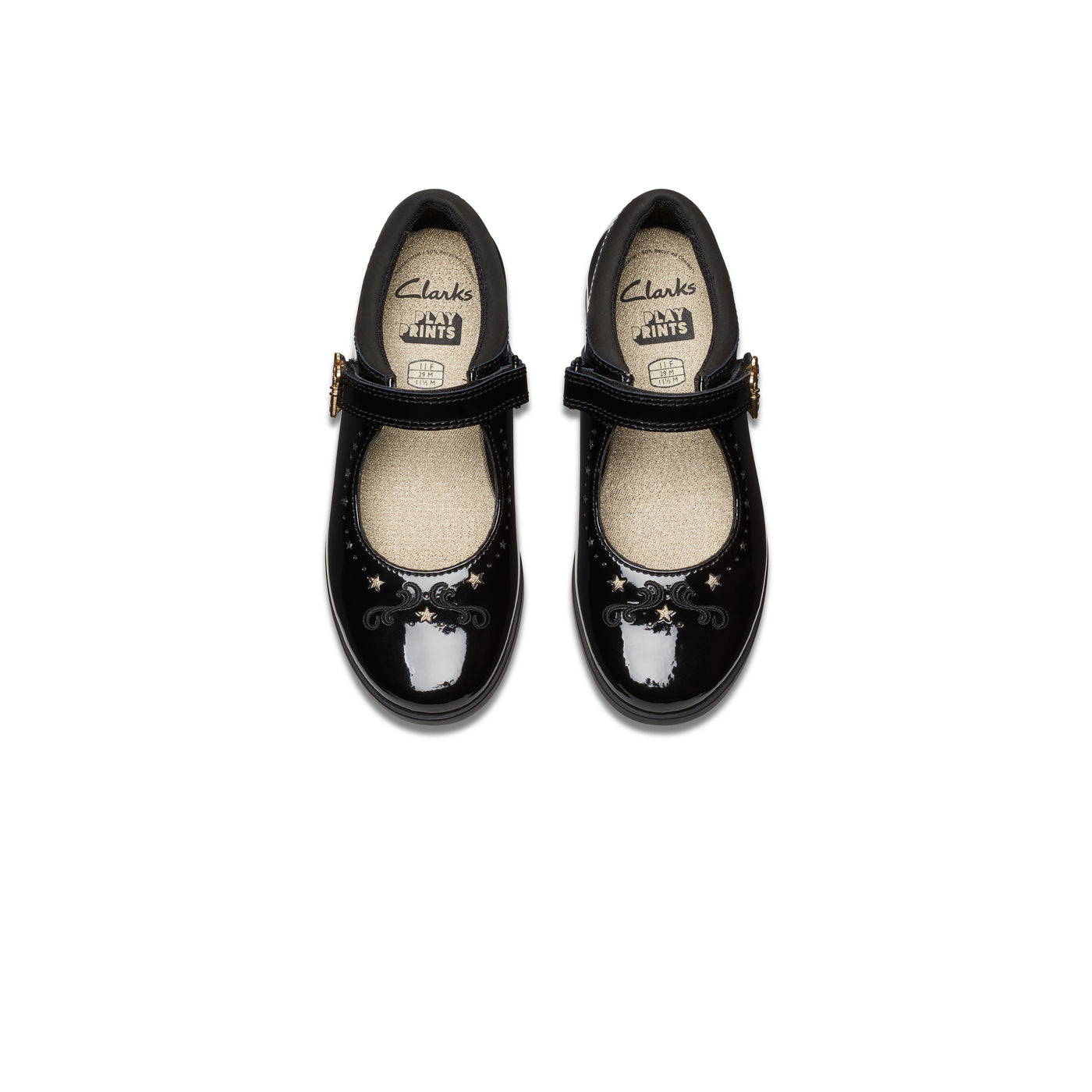 Girls - Lock Magic Kid. Black Patent