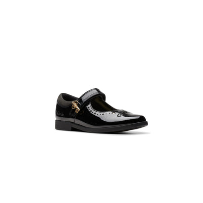 Girls- Lock Magic Kid. Black Patent