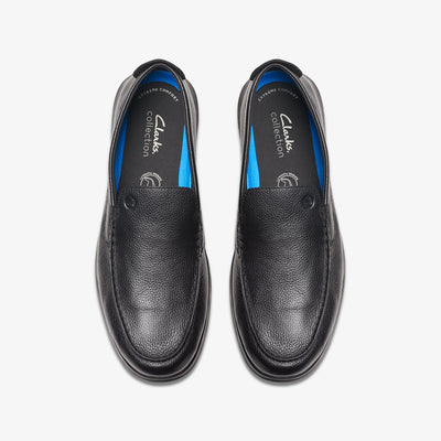 Mens - Flexway Step Black Leather