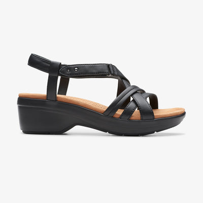 Womens - Tuleah May Black Leather