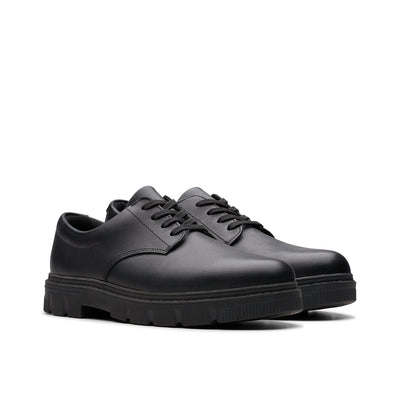 Boys - Lorcam Loop Youth Black Leather