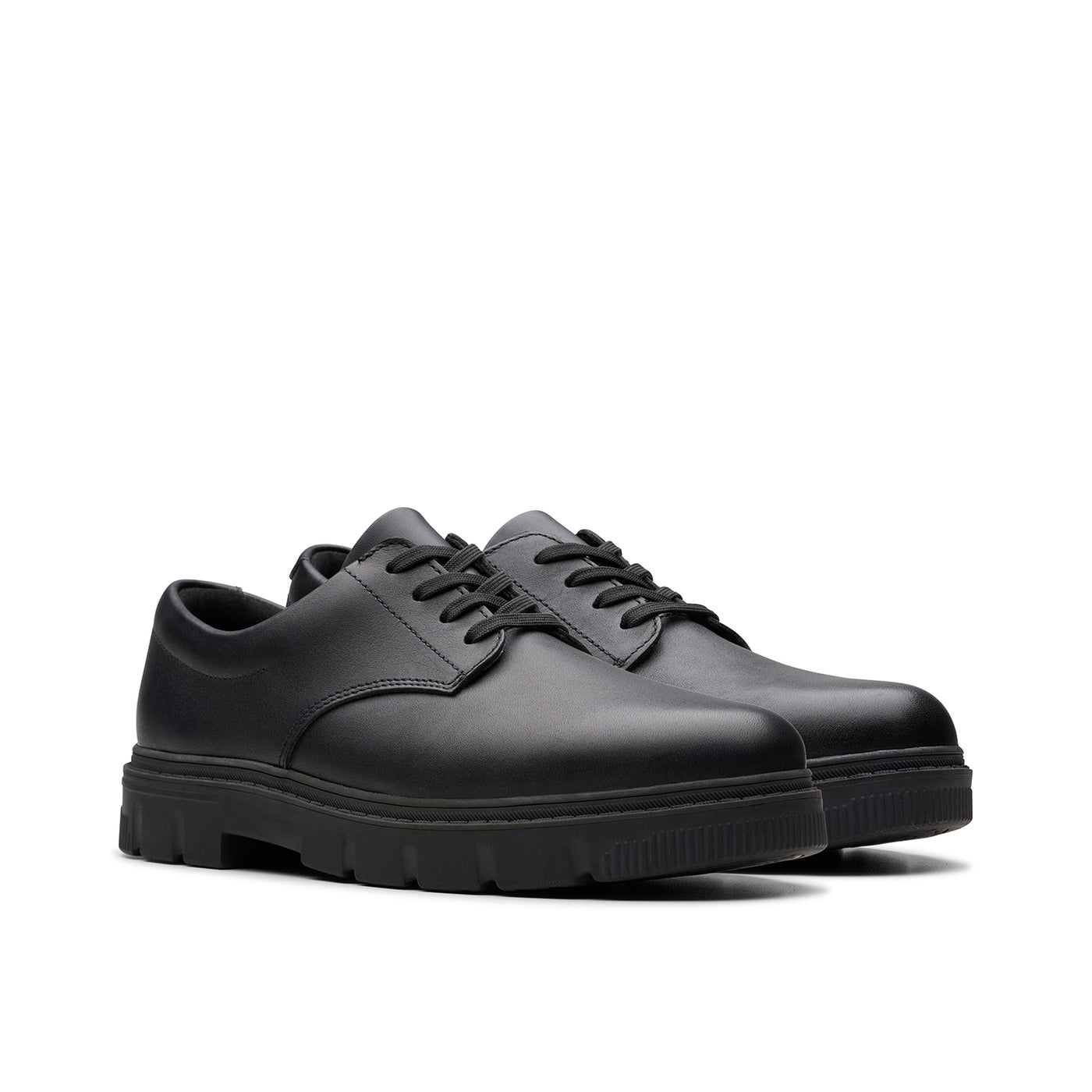 Boys - Lorcam Loop Youth Black Leather