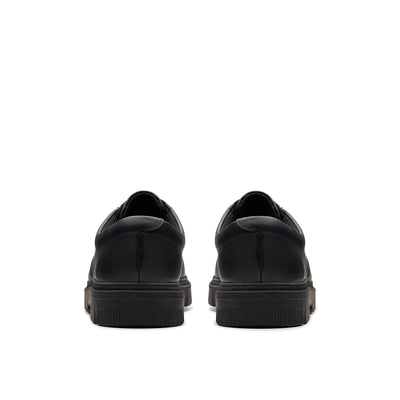 Boys - Lorcam Loop Youth Black Leather