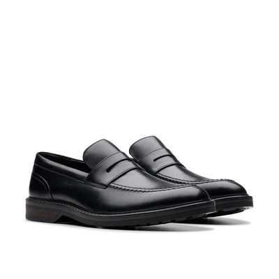 Mens - Aldwin Step Black Leather