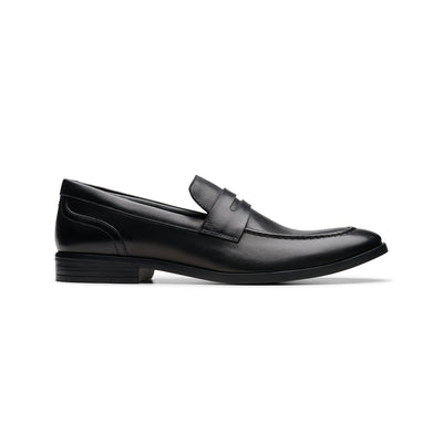 Mens - Brandon Step Black Leather