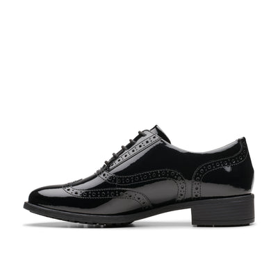 Womens Havisham Oak Black Patent
