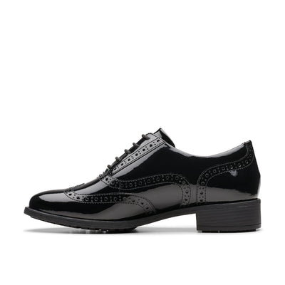 Womens Havisham Oak Black Patent