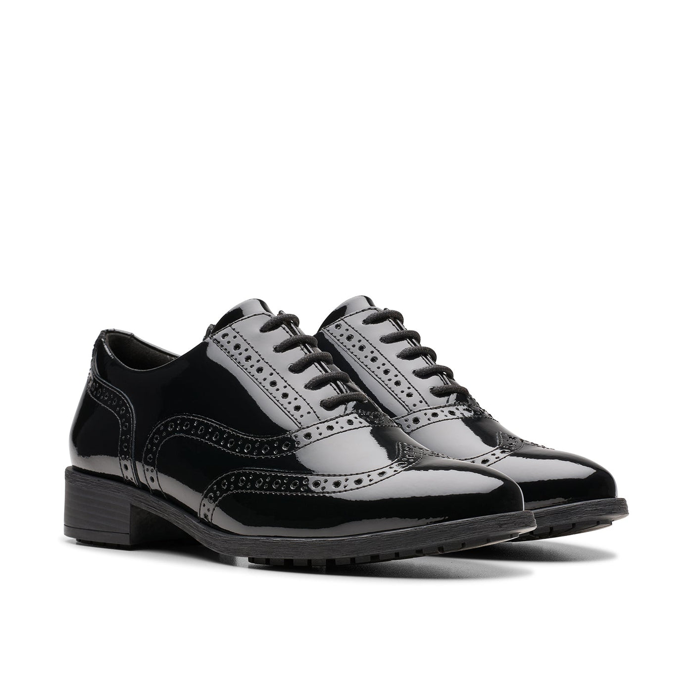 Womens Havisham Oak Black Patent
