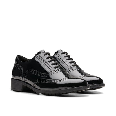 Womens Havisham Oak Black Patent
