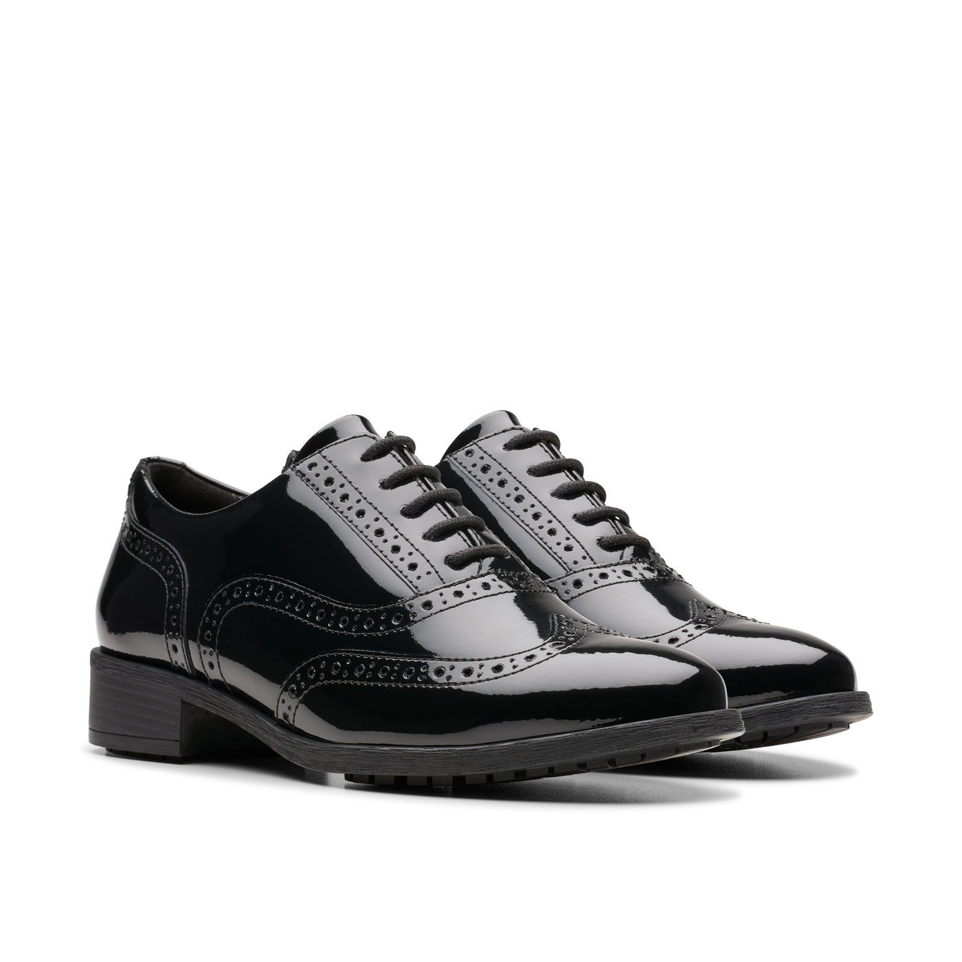 Womens Havisham Oak Black Patent