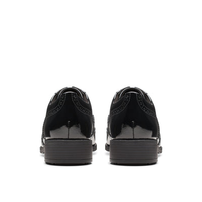 Womens Havisham Oak Black Patent