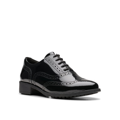 Womens Havisham Oak Black Patent