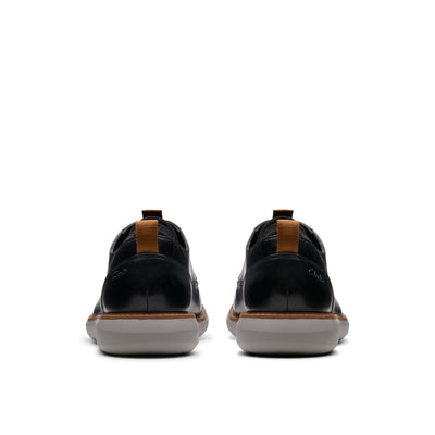 Mens - Brantin Plain Black Leather