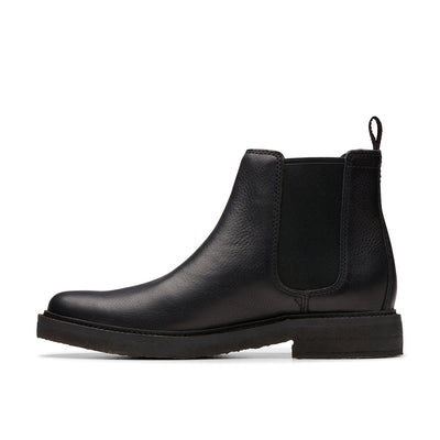 Mens - Clarkdale Easy Black Leather