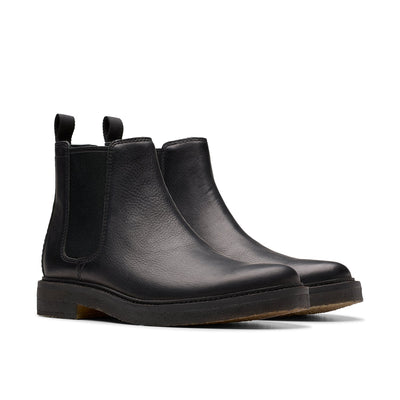 Mens - Clarkdale Easy Black Leather