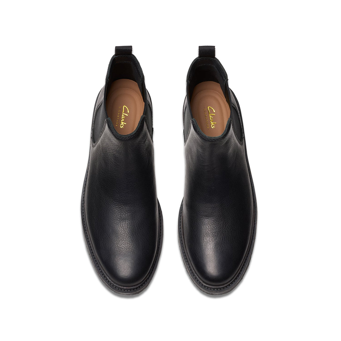 Mens - Clarkdale Easy Black Leather