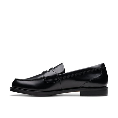 Womens Straven Edge Black Leather