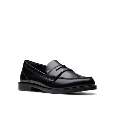 Womens Straven Edge Black Leather