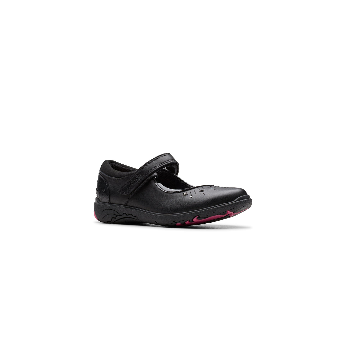 Girls- Relda Wish Kid. Black Leather