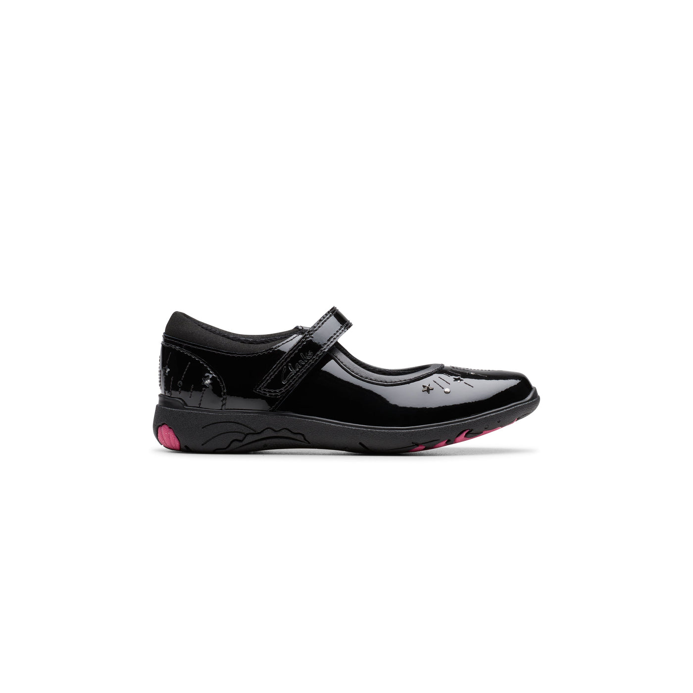 Girls- Relda Wish Kid. Black Patent