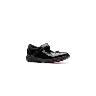 Girls- Relda Wish Kid. Black Patent