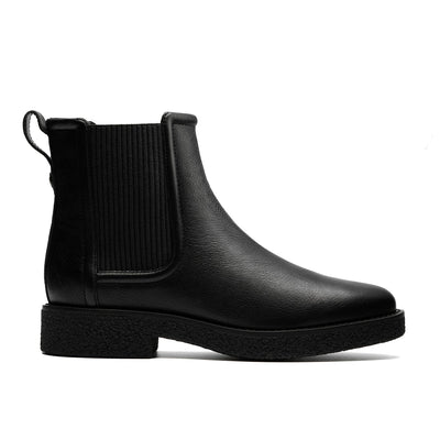 Womens - Nella Top Black Leather